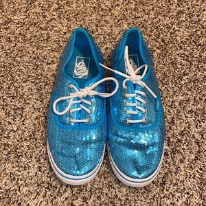 Sparkly Vans. Size 8.5